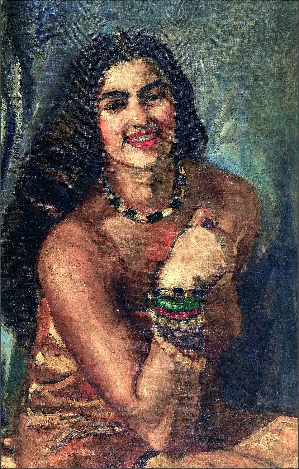 Amrita Sher-Gil's "Self-portrait" on Canvas