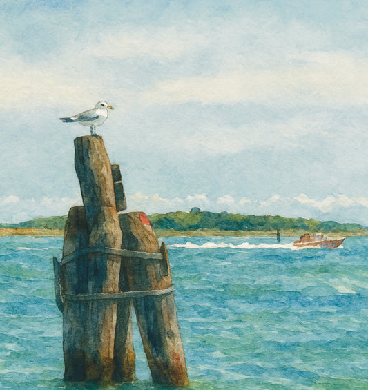 Seagull in Murano - Tote