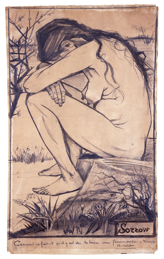 Sorrow (Van Gogh, 1882) Poster